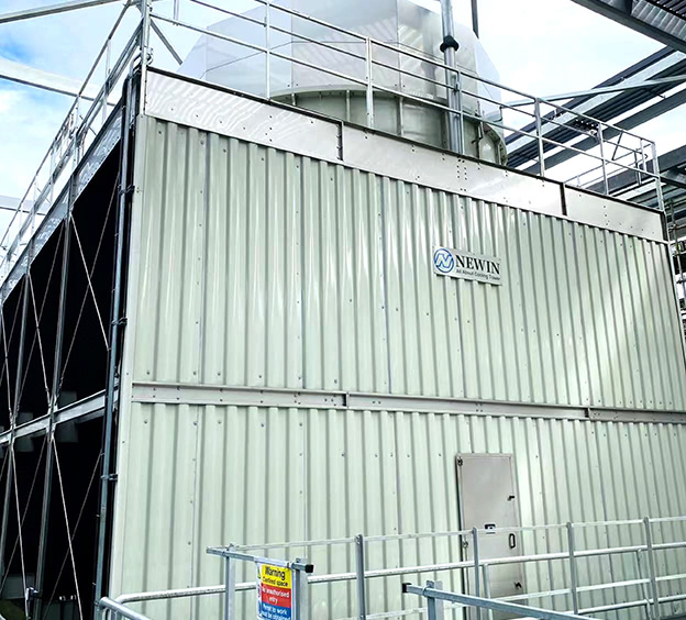 NEWIN鈕盈防腐降噪升級型NST冷卻塔方案助力新加坡制冷站項目
